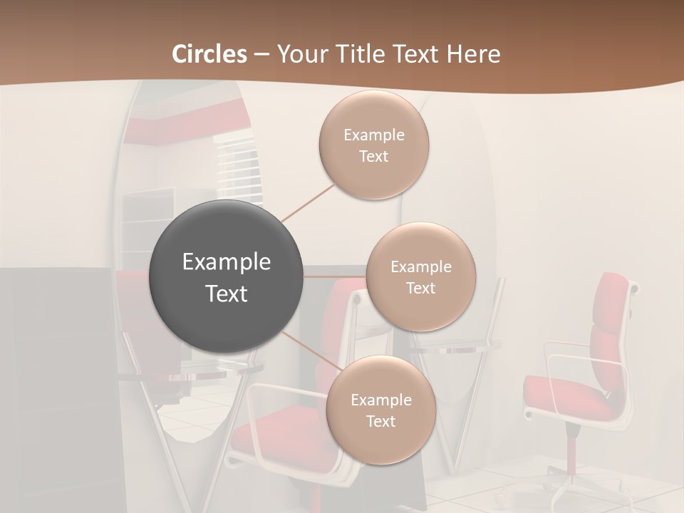 Beautiful Perspective Fashionable Beauty Reflection PowerPoint Template