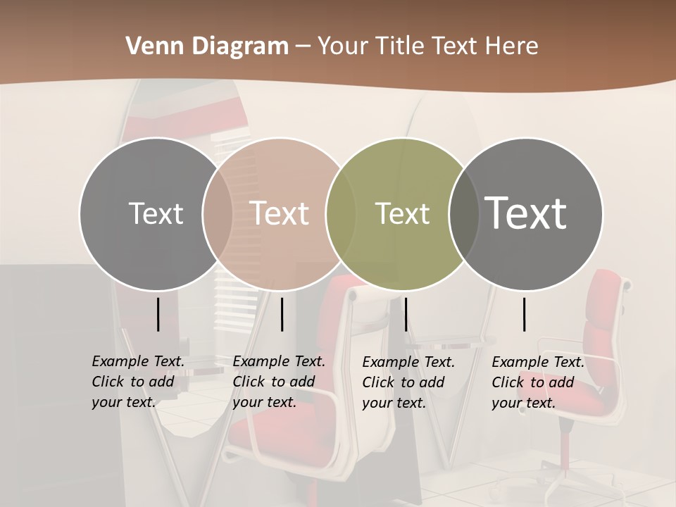 Beautiful Perspective Fashionable Beauty Reflection PowerPoint Template