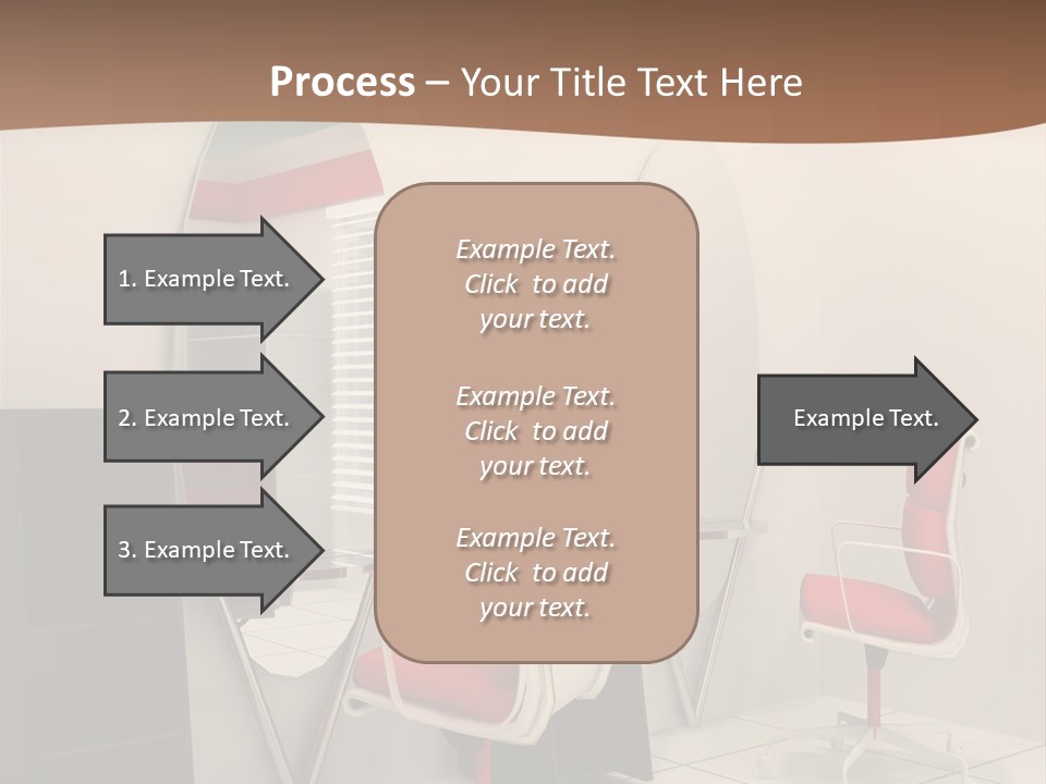 Beautiful Perspective Fashionable Beauty Reflection PowerPoint Template