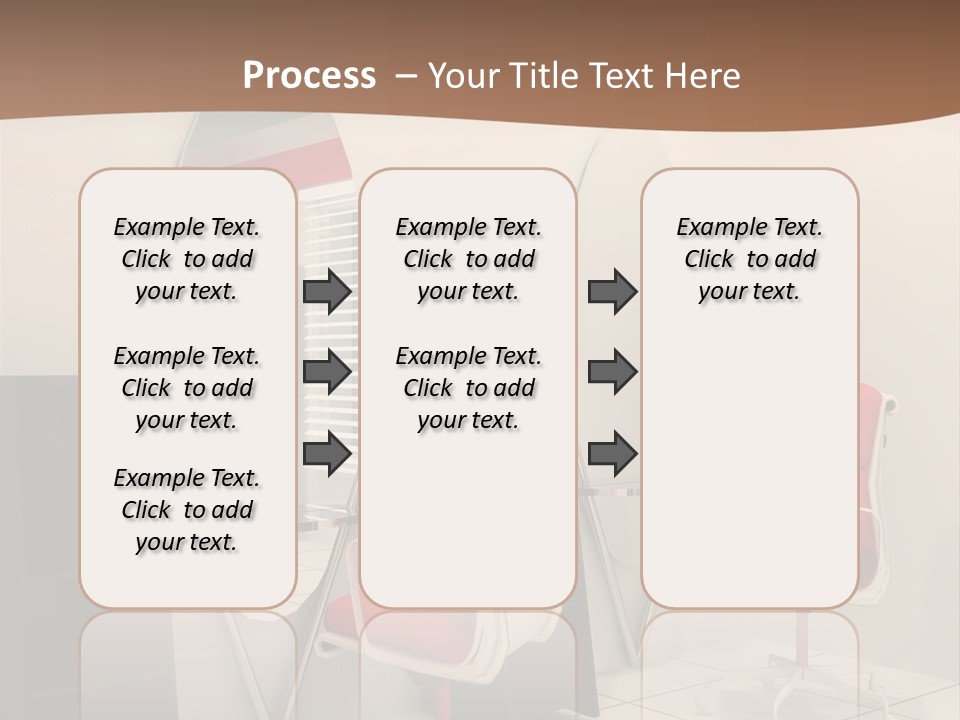 Beautiful Perspective Fashionable Beauty Reflection PowerPoint Template