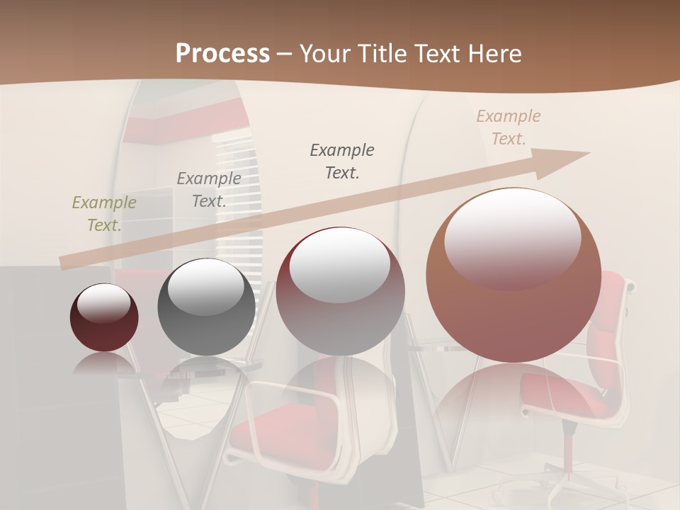 Beautiful Perspective Fashionable Beauty Reflection PowerPoint Template