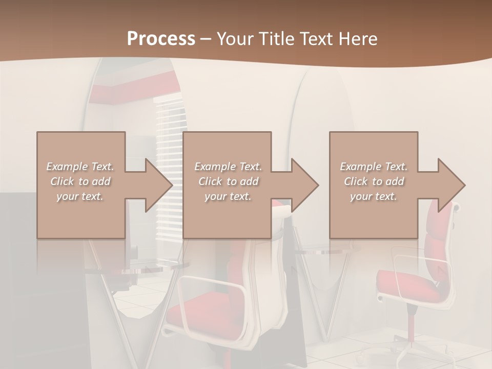 Beautiful Perspective Fashionable Beauty Reflection PowerPoint Template