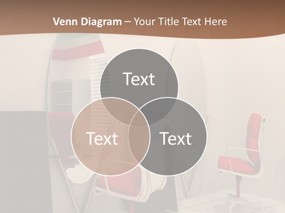 Beautiful Perspective Fashionable Beauty Reflection PowerPoint Template