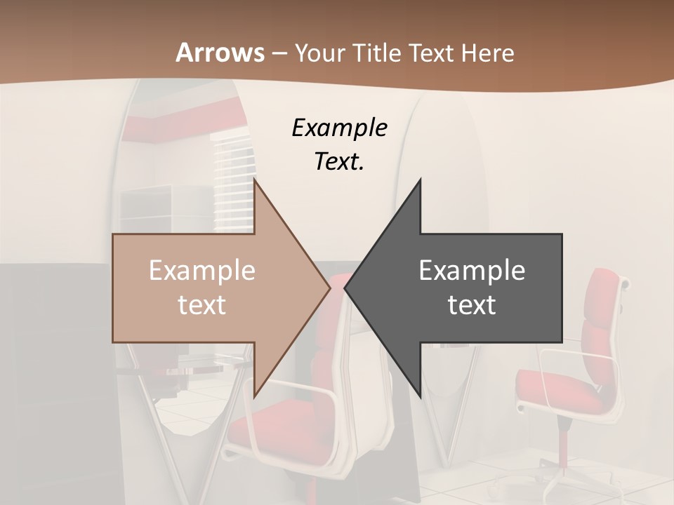 Beautiful Perspective Fashionable Beauty Reflection PowerPoint Template