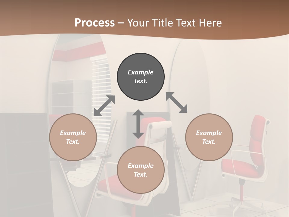 Beautiful Perspective Fashionable Beauty Reflection PowerPoint Template