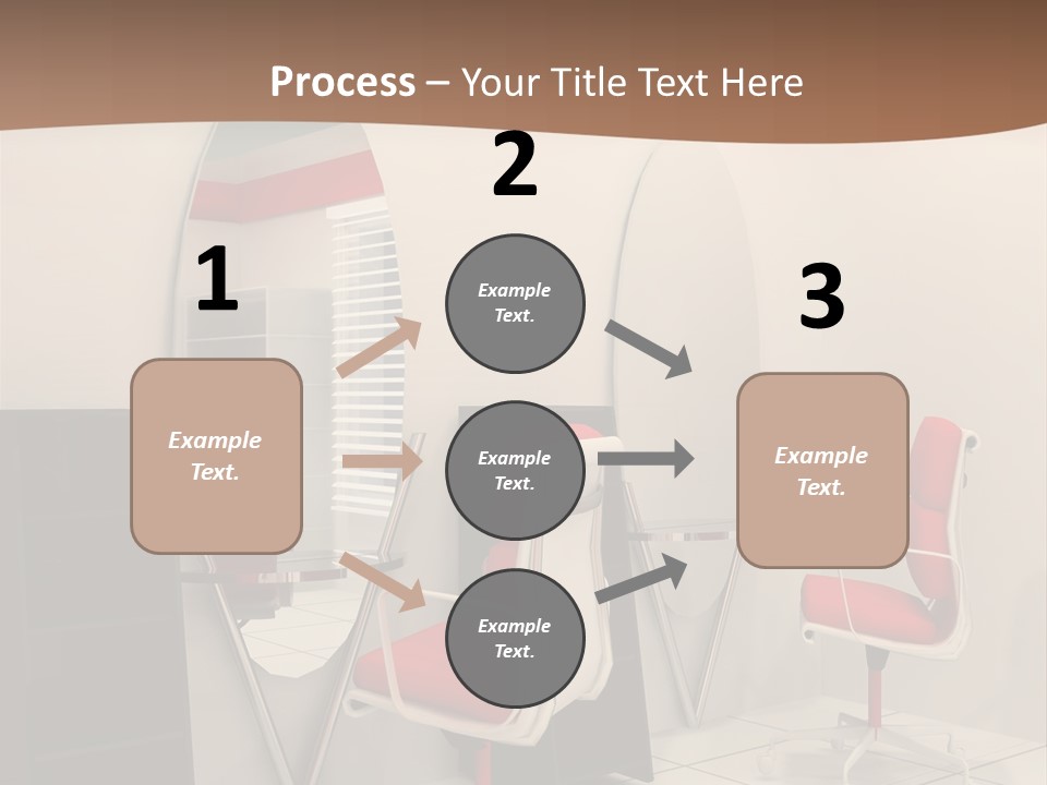 Beautiful Perspective Fashionable Beauty Reflection PowerPoint Template