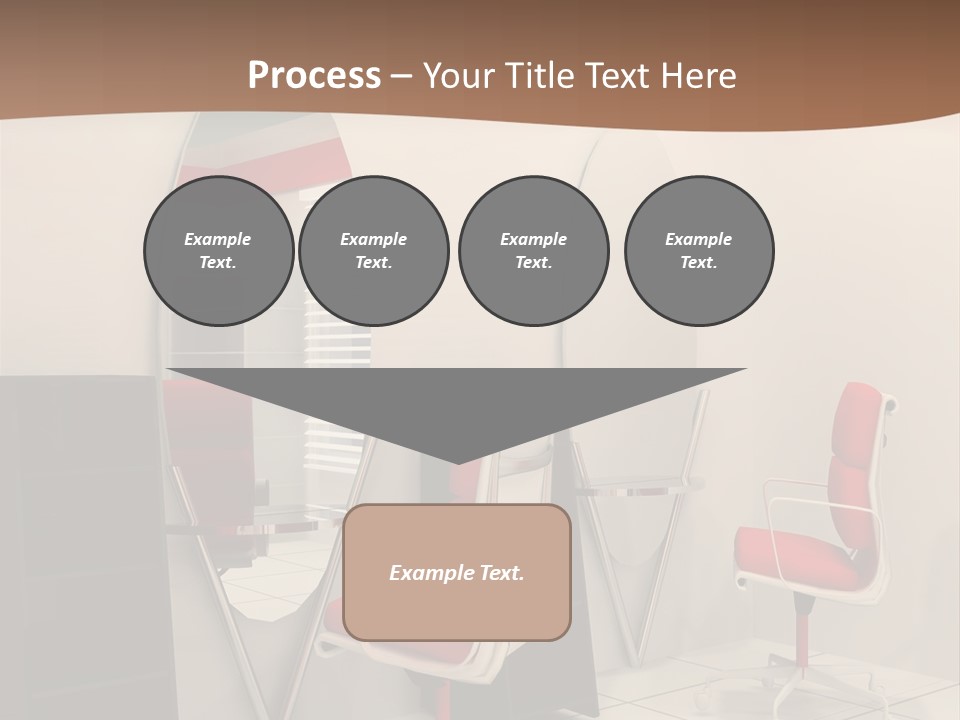 Beautiful Perspective Fashionable Beauty Reflection PowerPoint Template