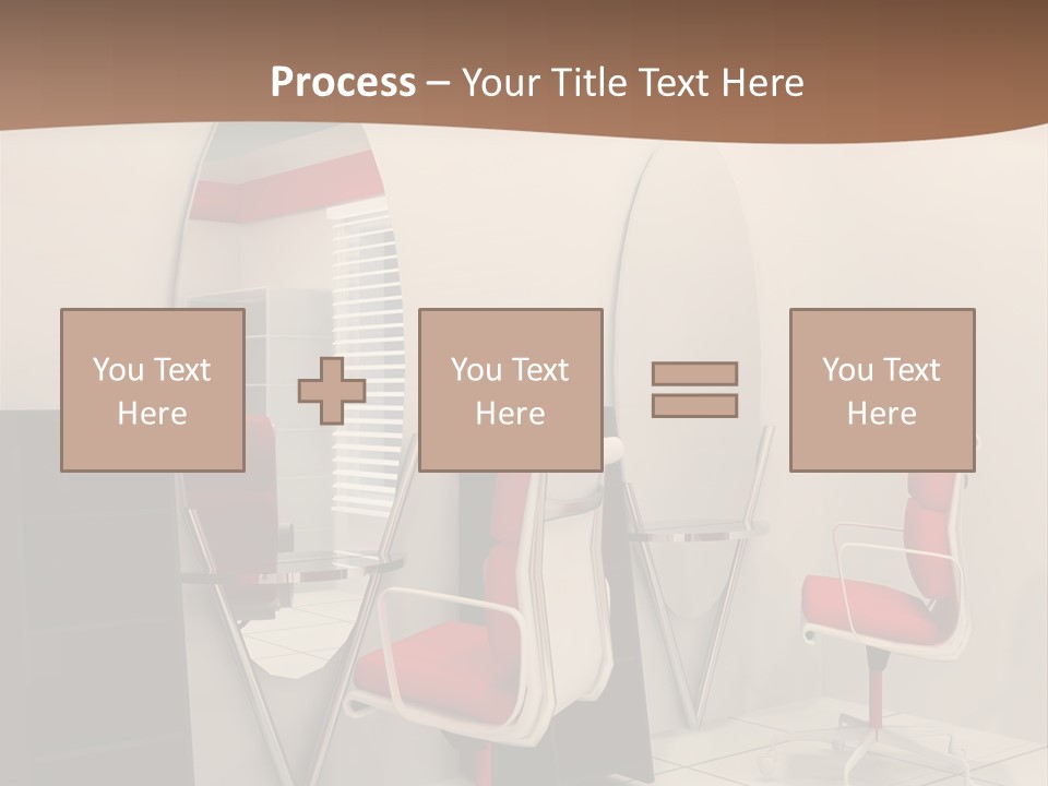 Beautiful Perspective Fashionable Beauty Reflection PowerPoint Template