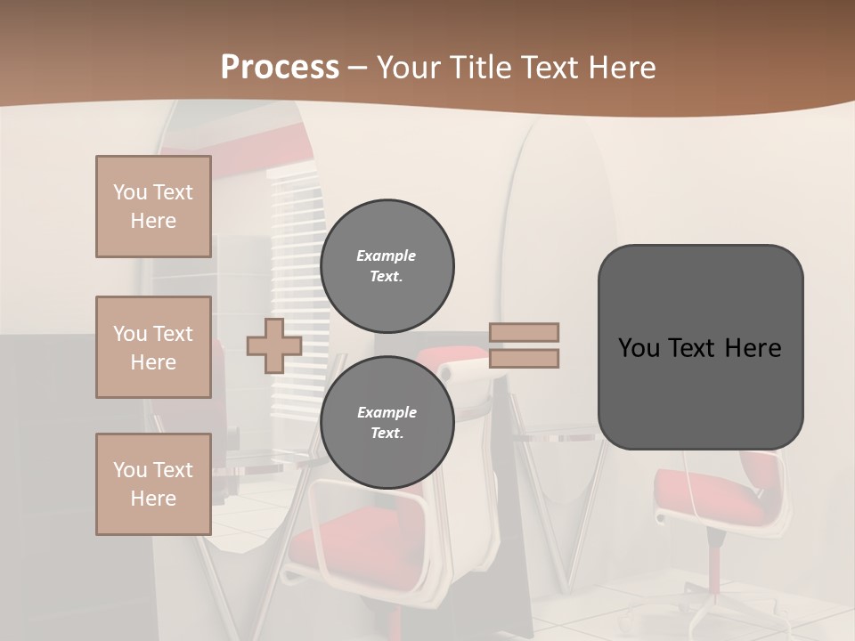Beautiful Perspective Fashionable Beauty Reflection PowerPoint Template