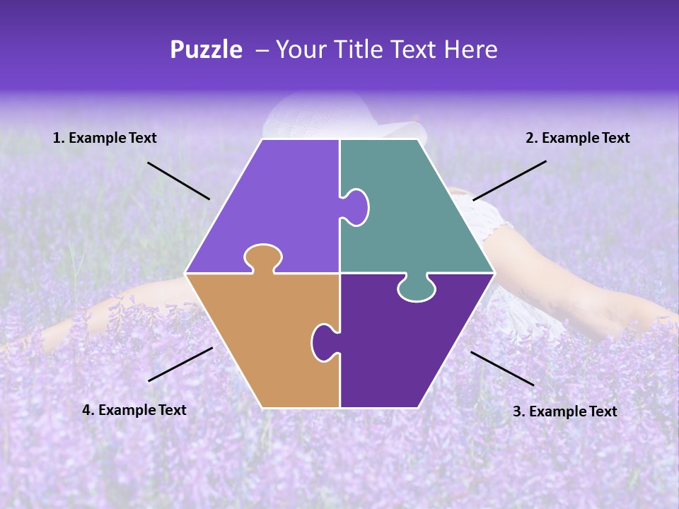 Smile Purple Down PowerPoint Template