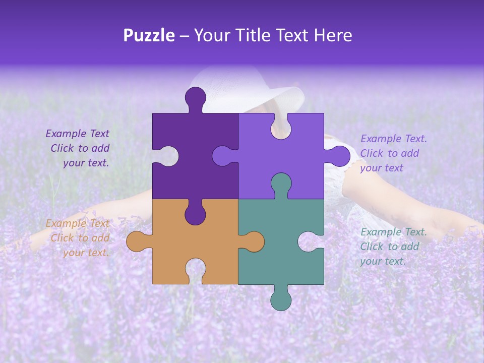 Smile Purple Down PowerPoint Template