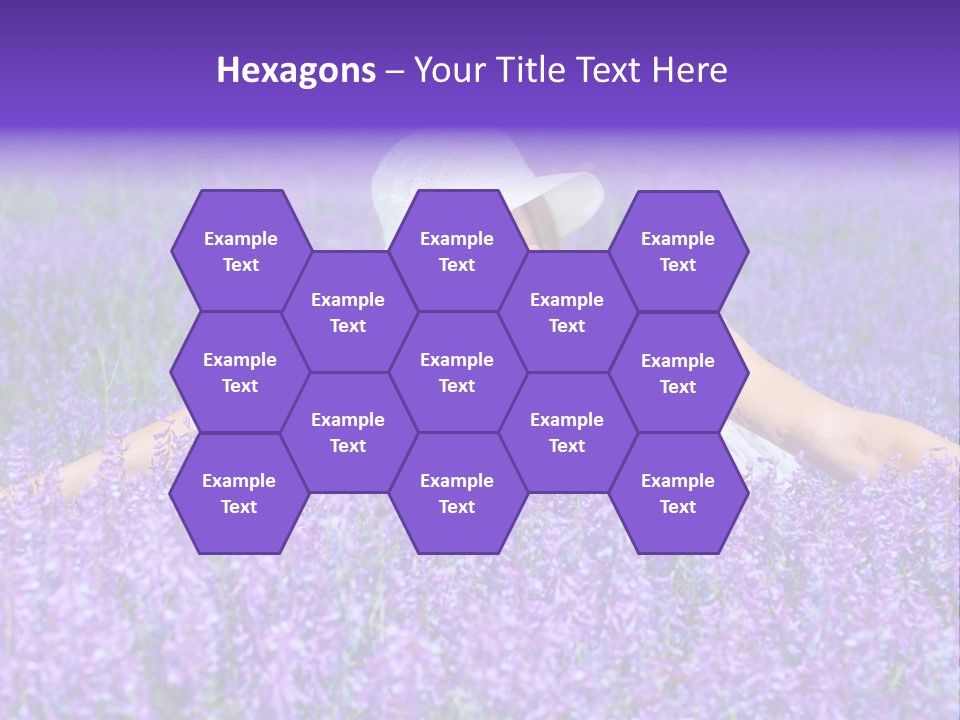 Smile Purple Down PowerPoint Template