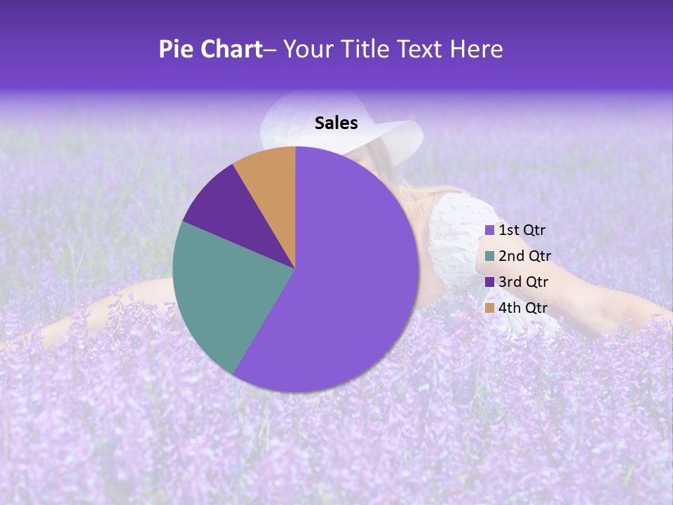 Smile Purple Down PowerPoint Template
