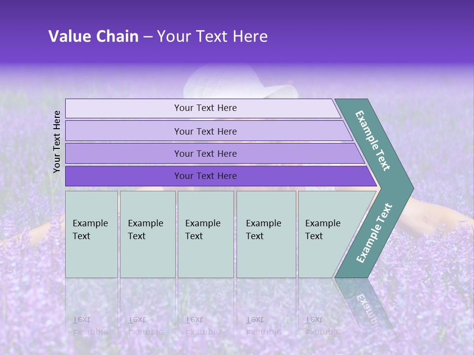 Smile Purple Down PowerPoint Template