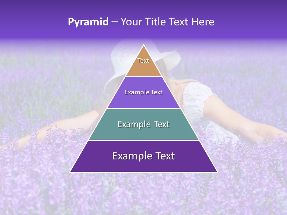 Smile Purple Down PowerPoint Template