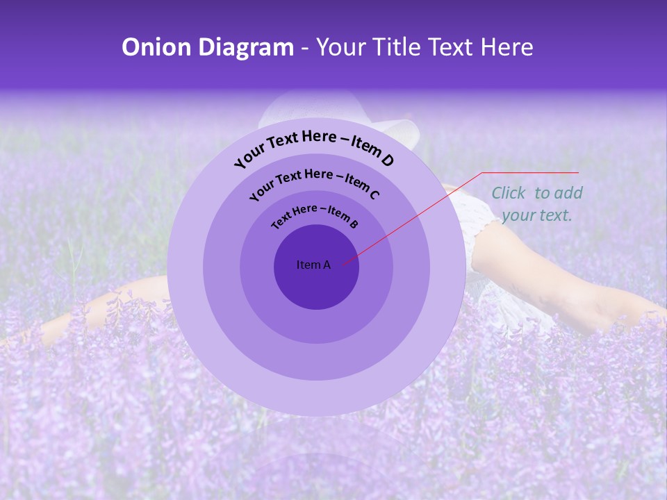 Smile Purple Down PowerPoint Template