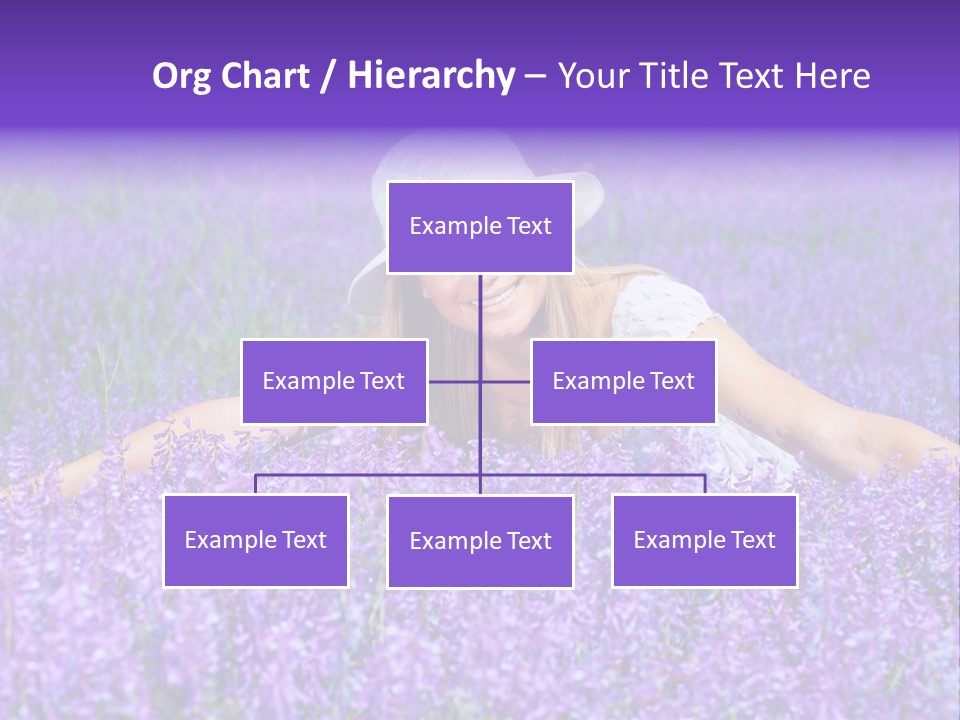 Smile Purple Down PowerPoint Template