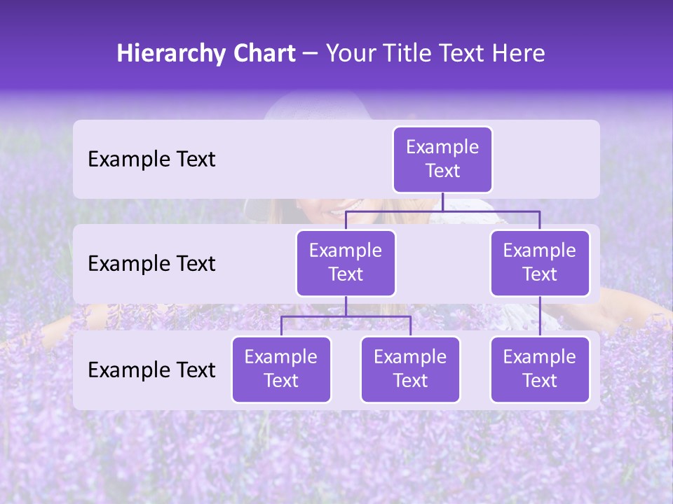 Smile Purple Down PowerPoint Template