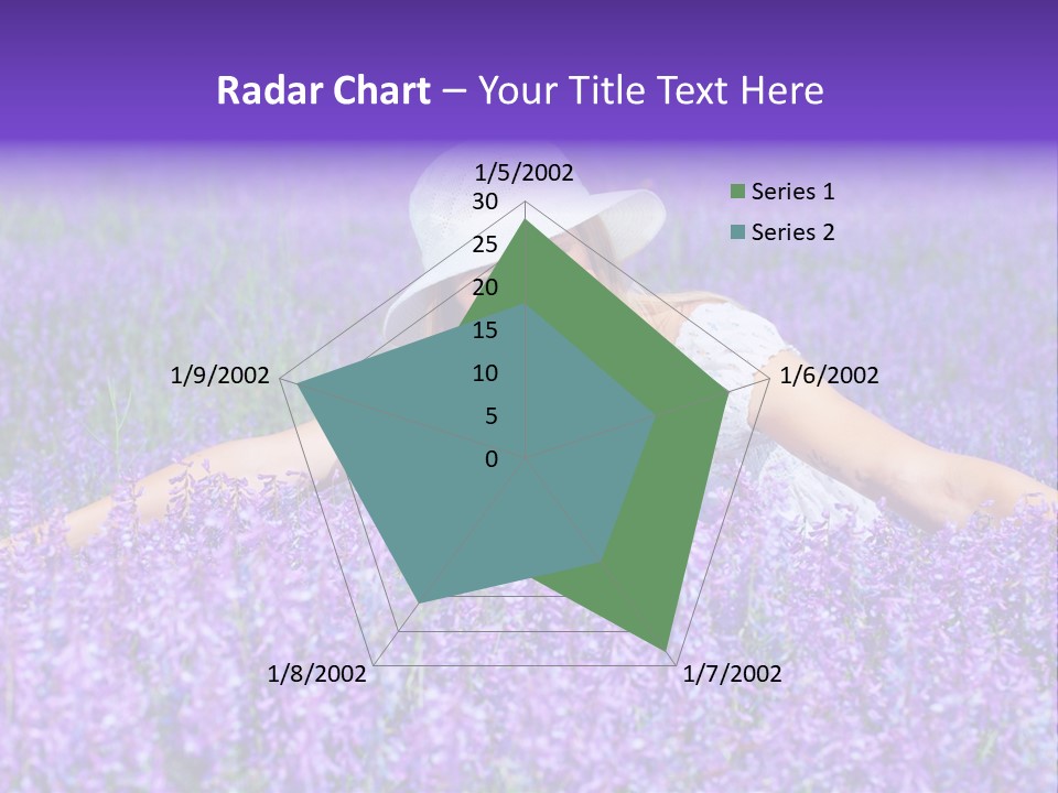 Smile Purple Down PowerPoint Template