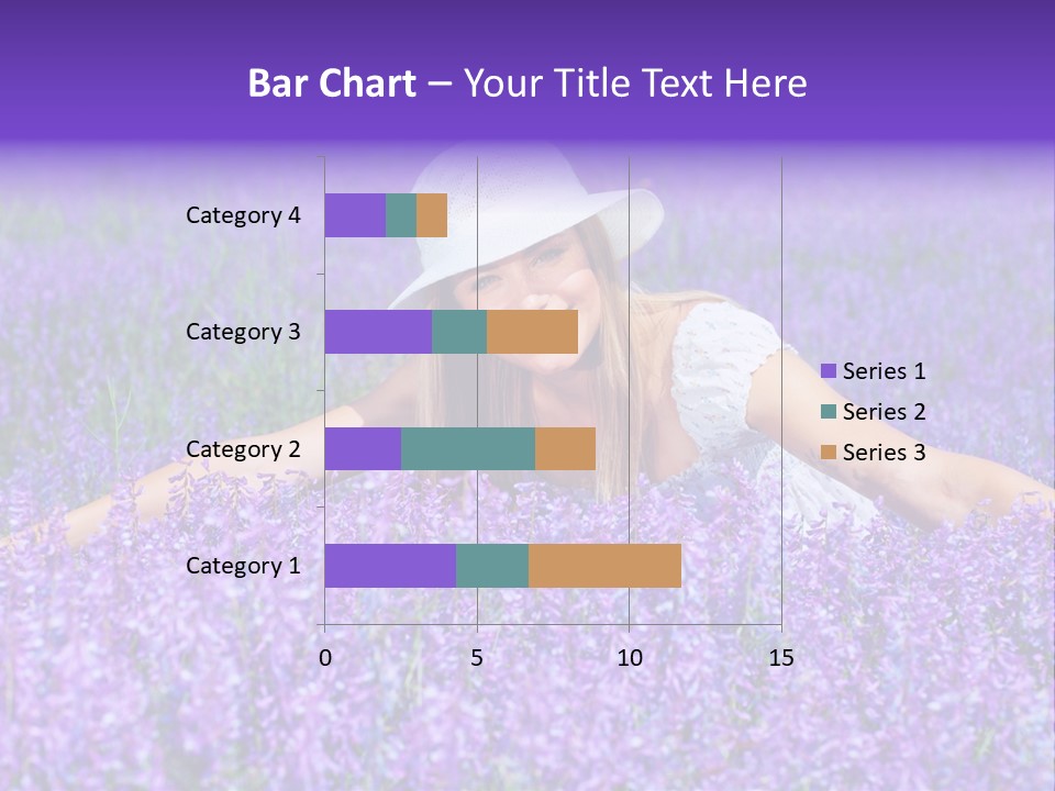 Smile Purple Down PowerPoint Template