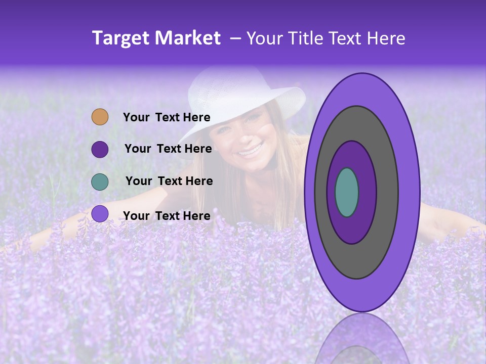 Smile Purple Down PowerPoint Template