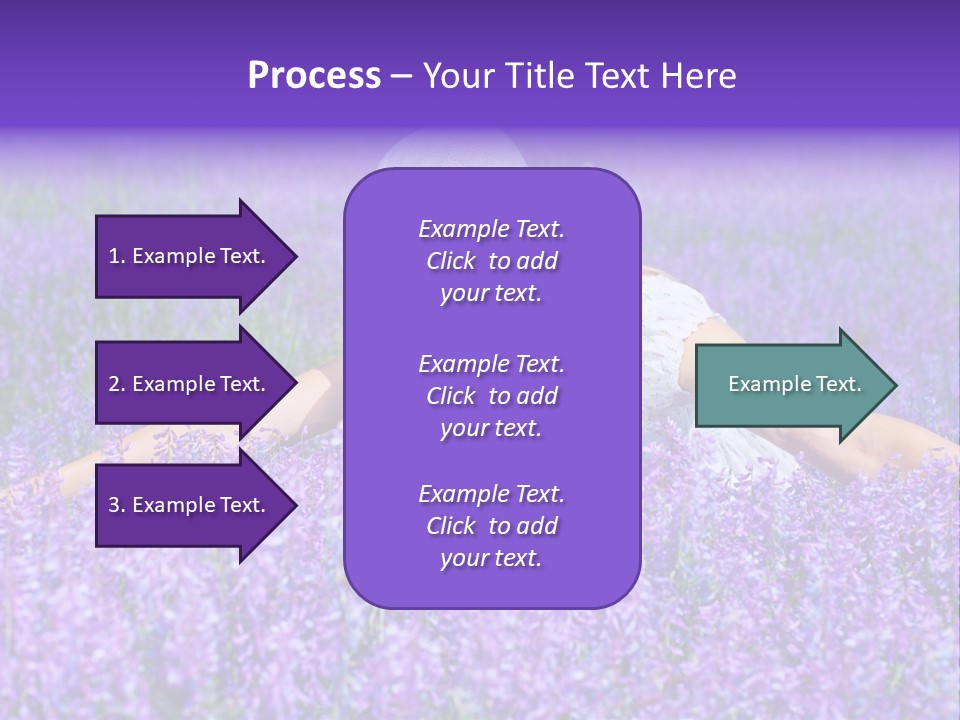 Smile Purple Down PowerPoint Template