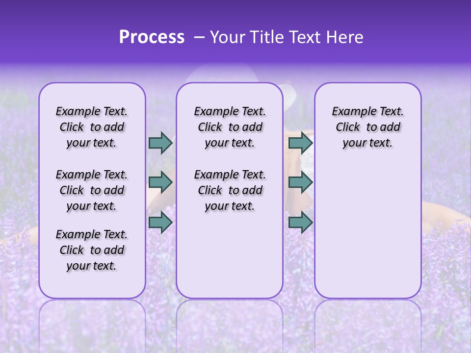 Smile Purple Down PowerPoint Template