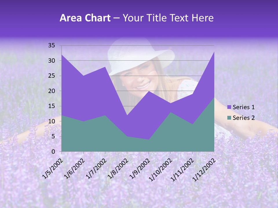 Smile Purple Down PowerPoint Template