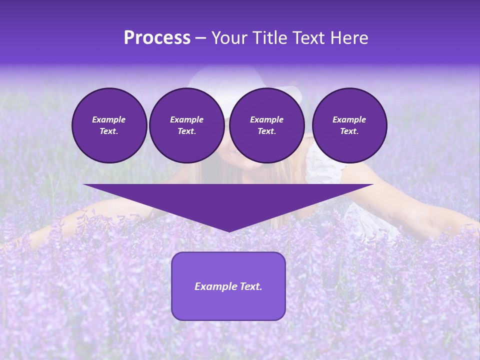 Smile Purple Down PowerPoint Template