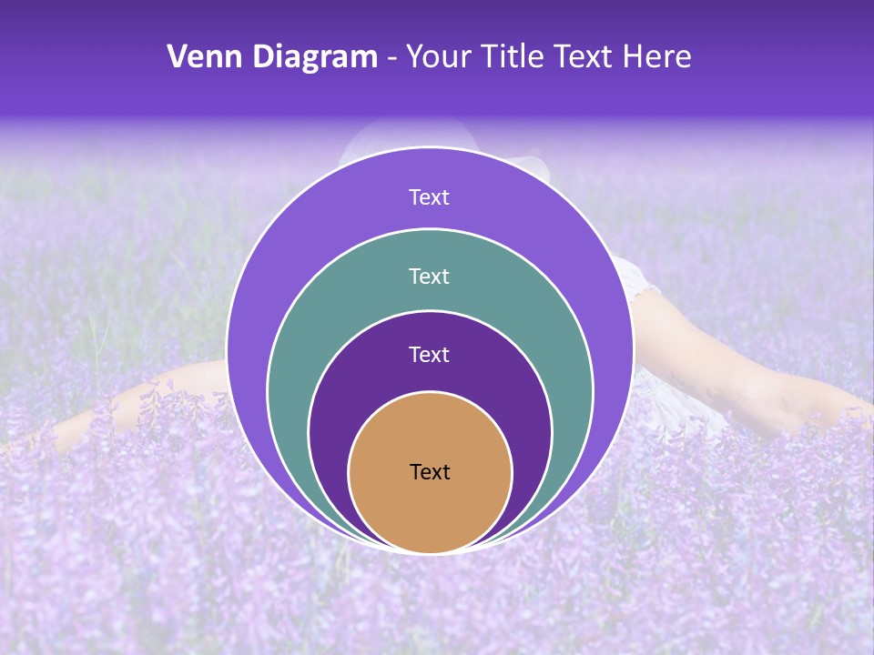 Smile Purple Down PowerPoint Template