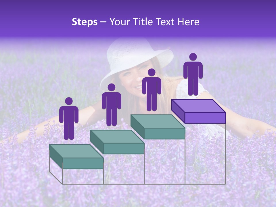 Smile Purple Down PowerPoint Template