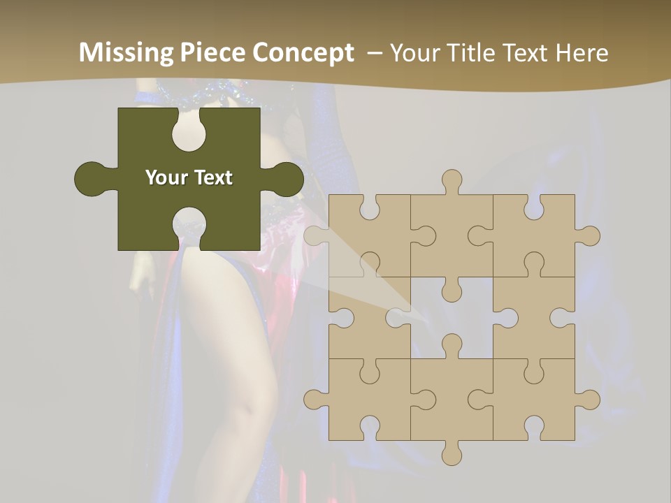 Religious Scarf India PowerPoint Template