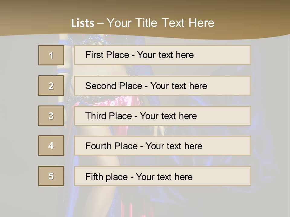 Religious Scarf India PowerPoint Template