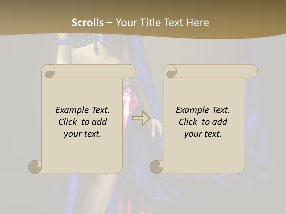 Religious Scarf India PowerPoint Template