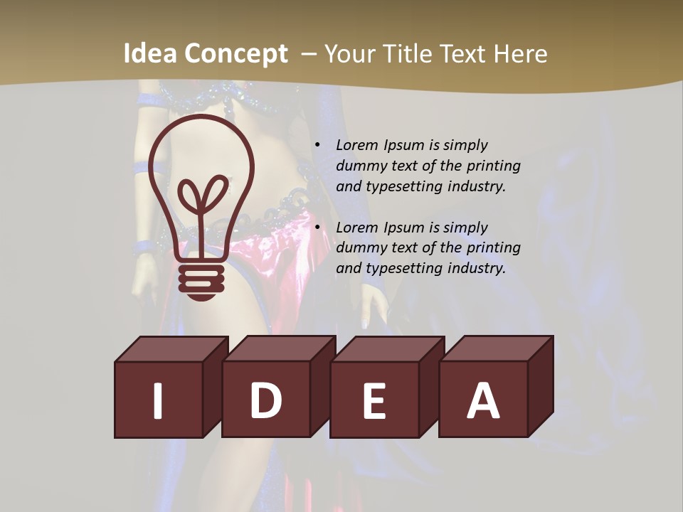 Religious Scarf India PowerPoint Template