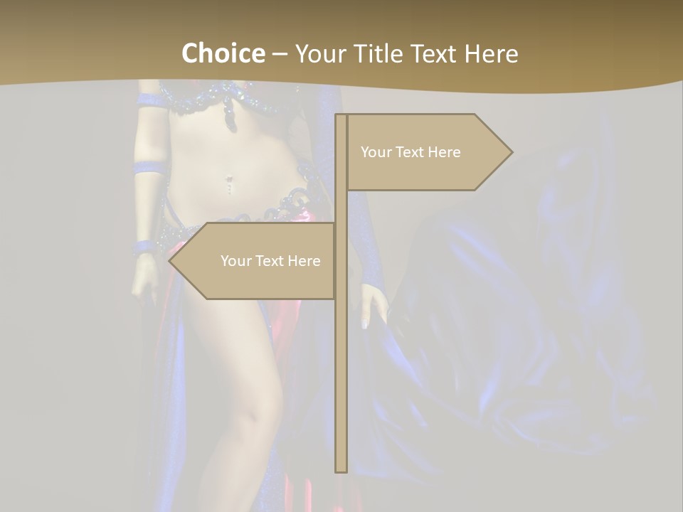 Religious Scarf India PowerPoint Template