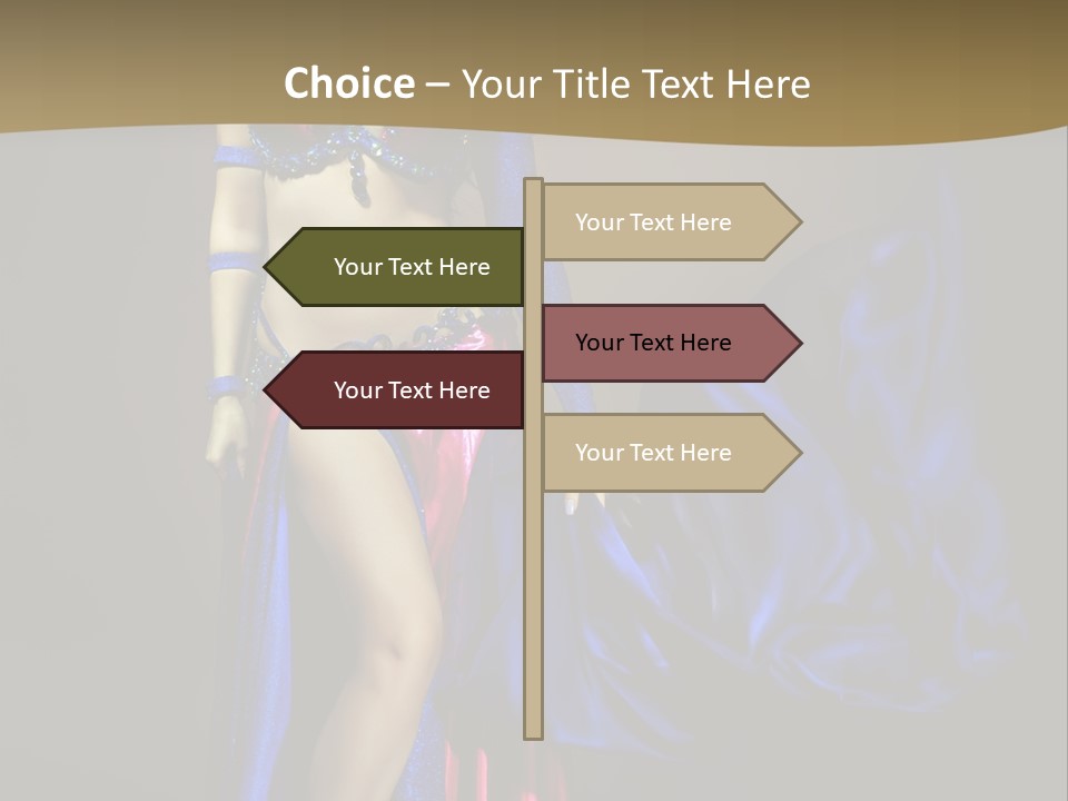 Religious Scarf India PowerPoint Template