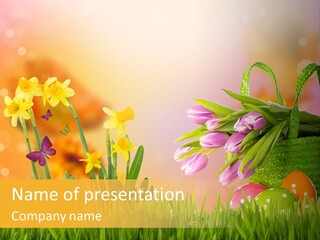 Himmel Horizontale Nature PowerPoint Template