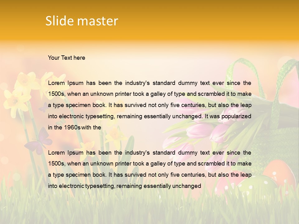 Himmel Horizontale Nature PowerPoint Template