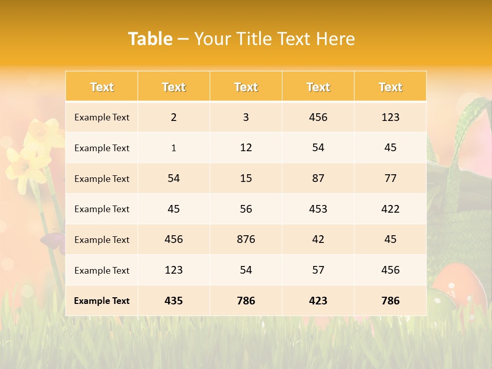 Himmel Horizontale Nature PowerPoint Template