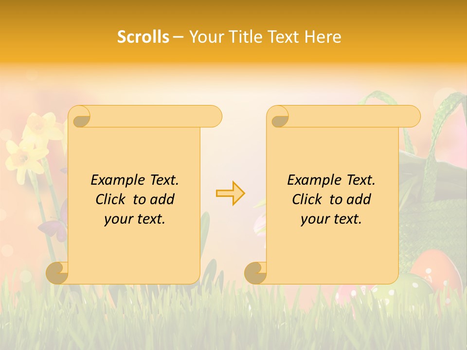 Himmel Horizontale Nature PowerPoint Template