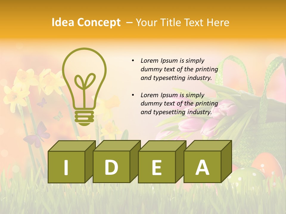 Himmel Horizontale Nature PowerPoint Template