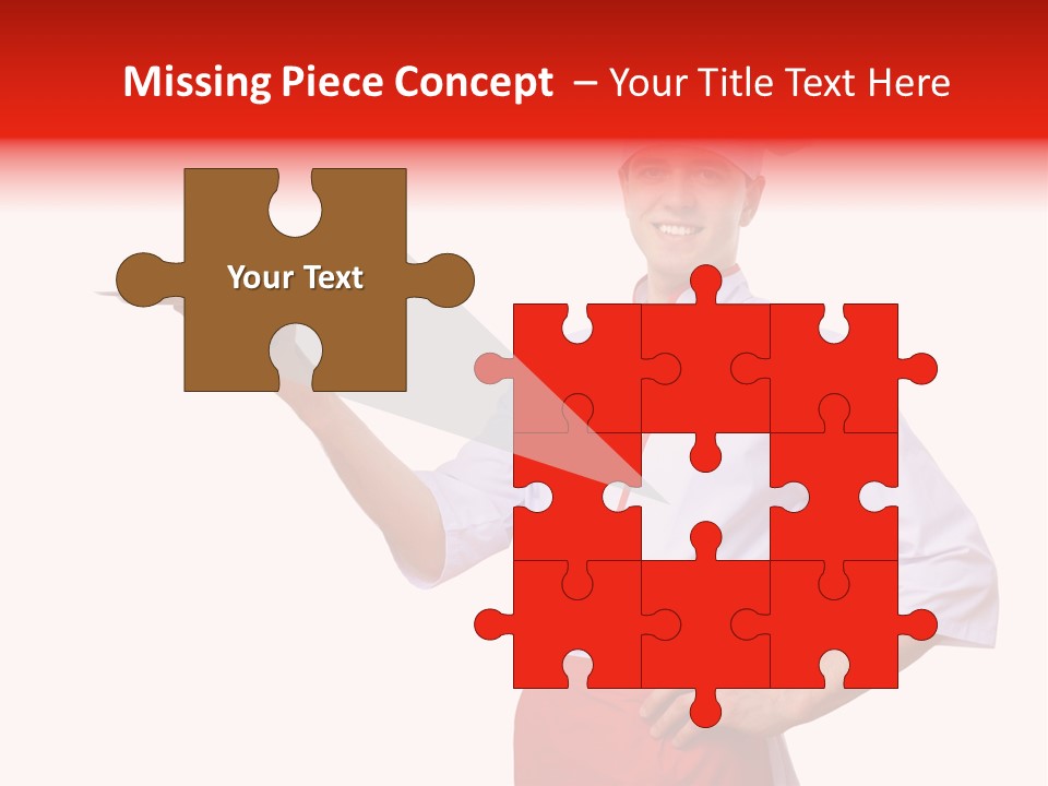 Catering Empty Worker PowerPoint Template