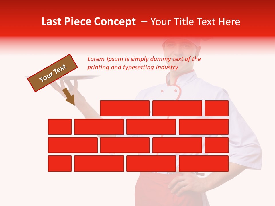 Catering Empty Worker PowerPoint Template