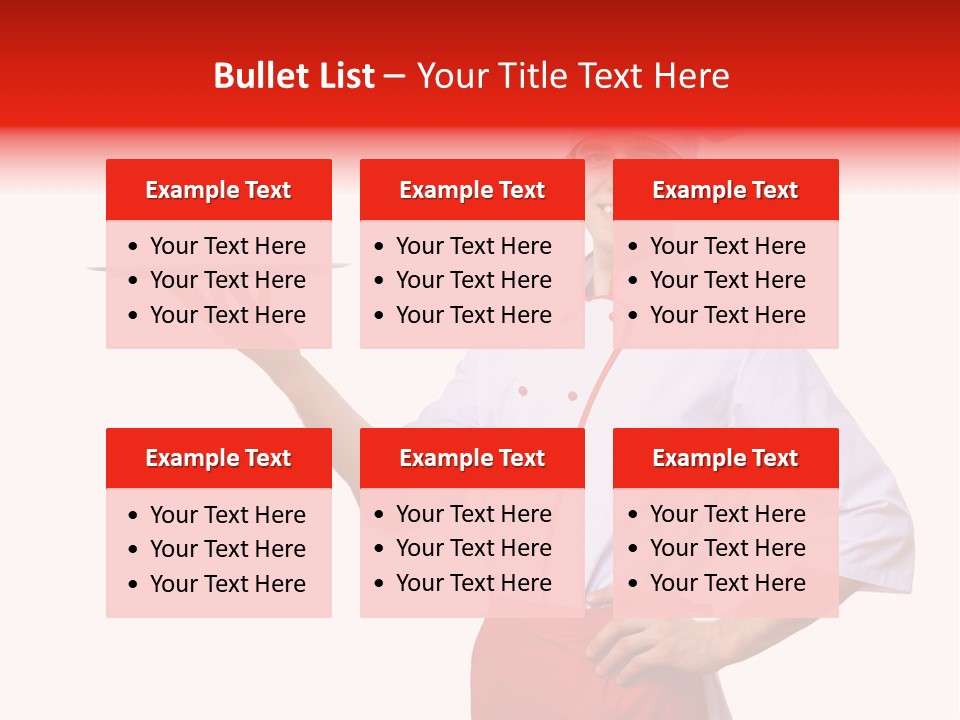 Catering Empty Worker PowerPoint Template