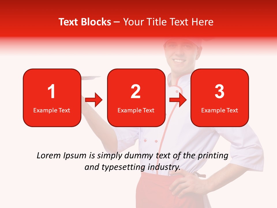 Catering Empty Worker PowerPoint Template