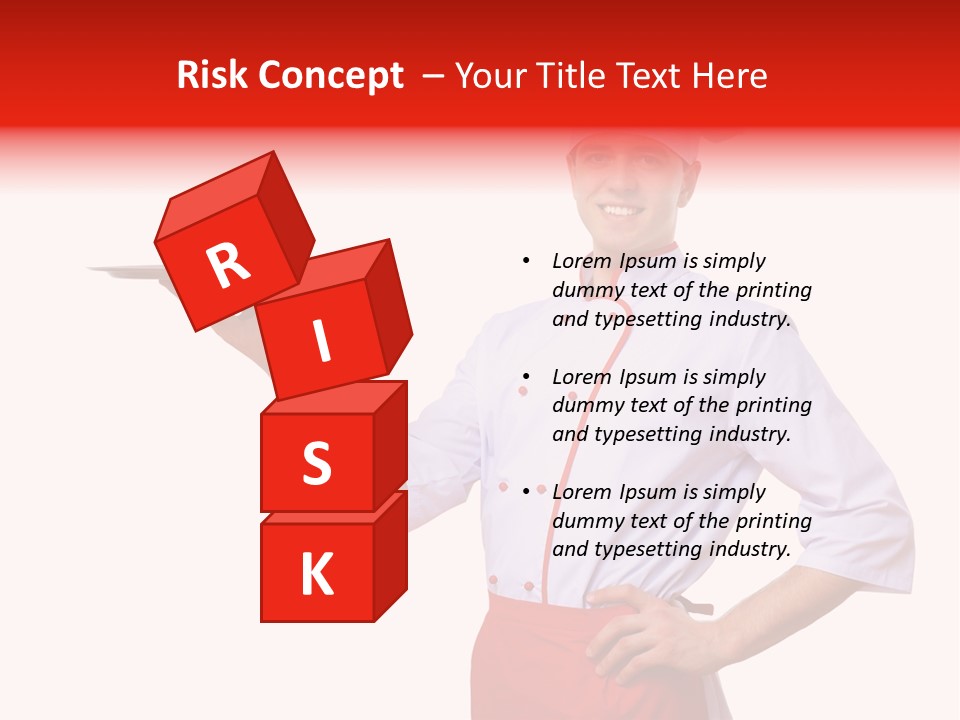 Catering Empty Worker PowerPoint Template