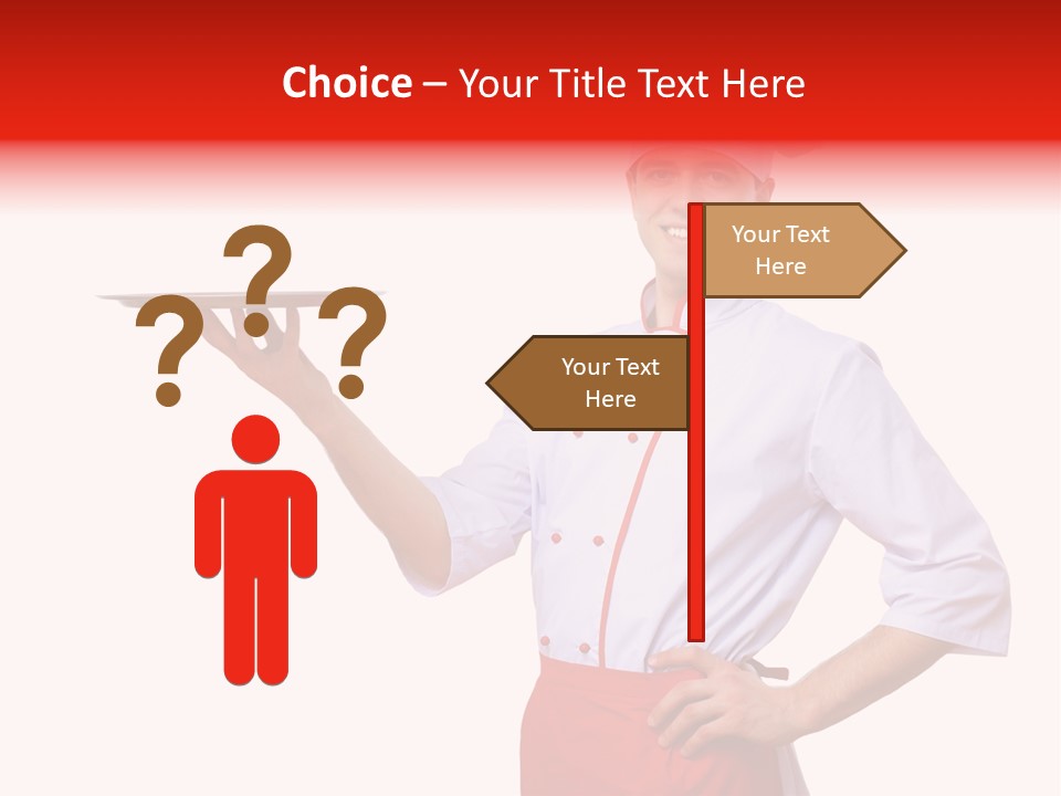 Catering Empty Worker PowerPoint Template