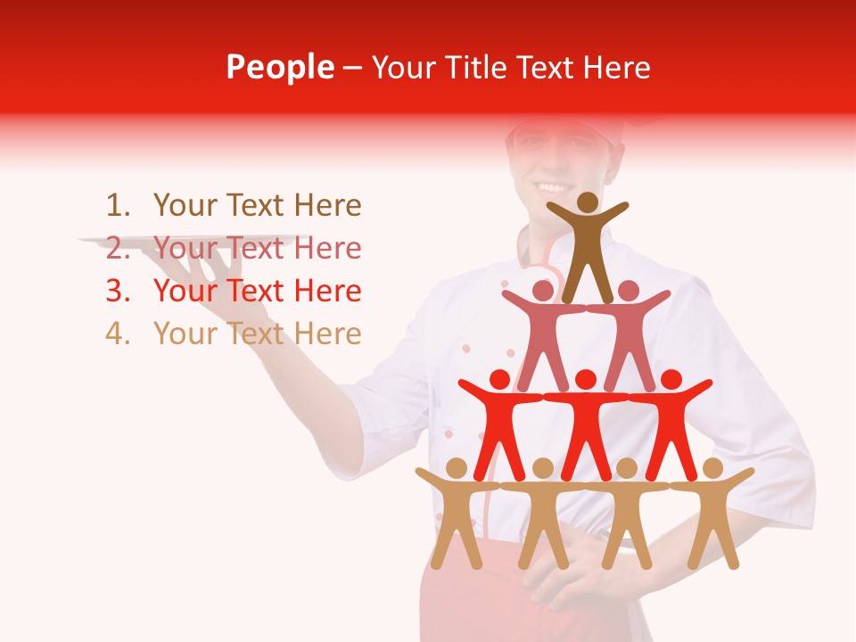 Catering Empty Worker PowerPoint Template