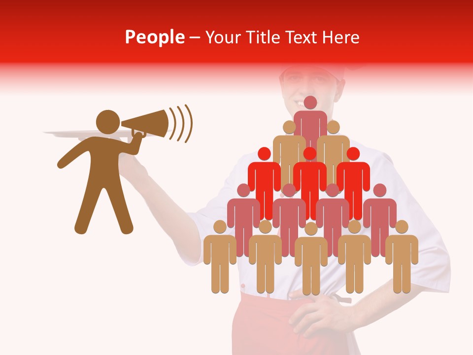 Catering Empty Worker PowerPoint Template